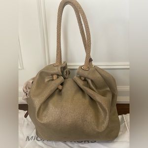 Michael Kors Metallic Gold Marina Bag